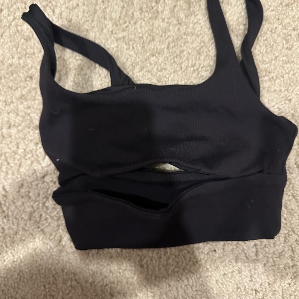 Black alo bra